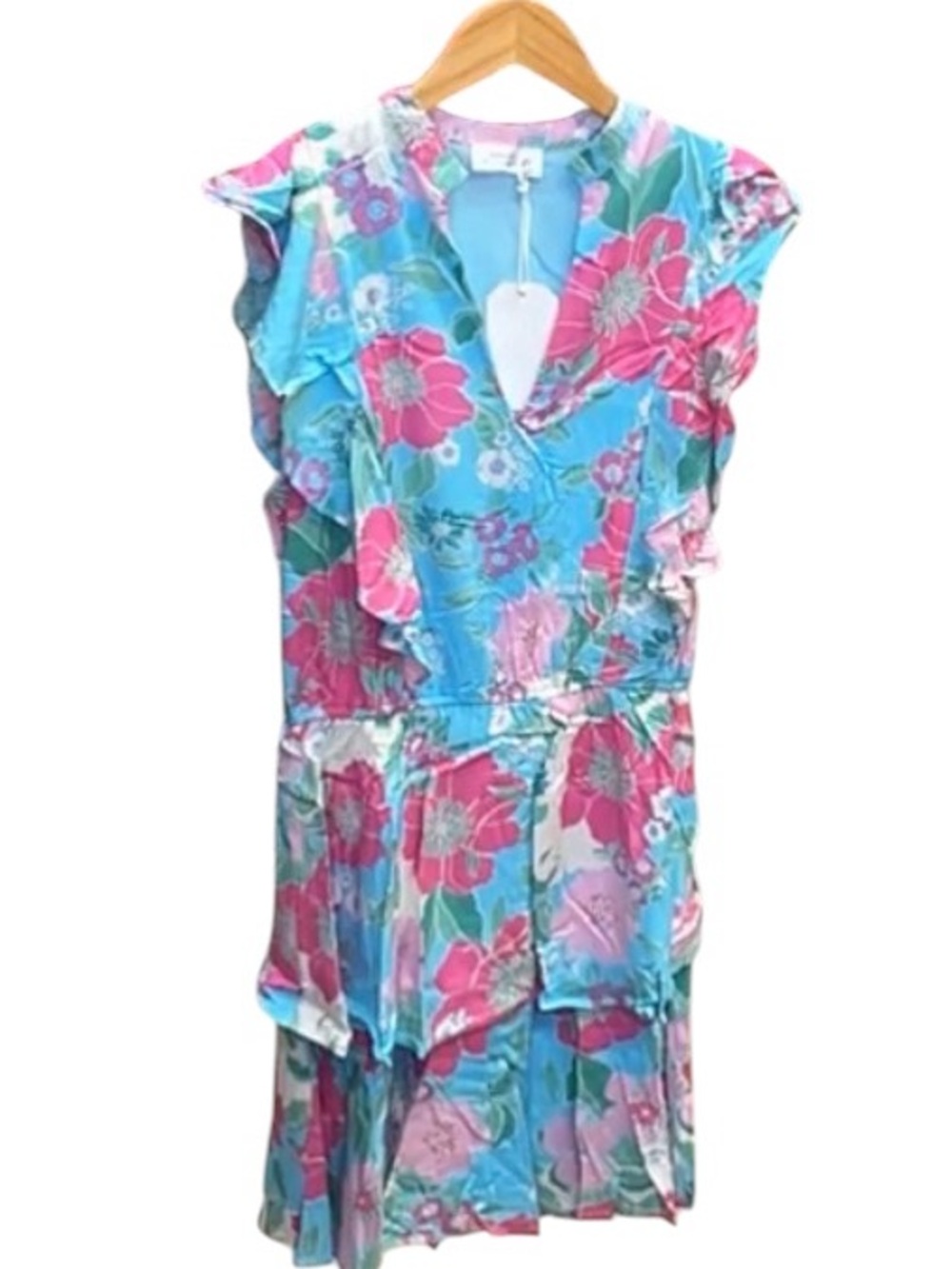 Emily Wonder  Floral Ruffle Dress